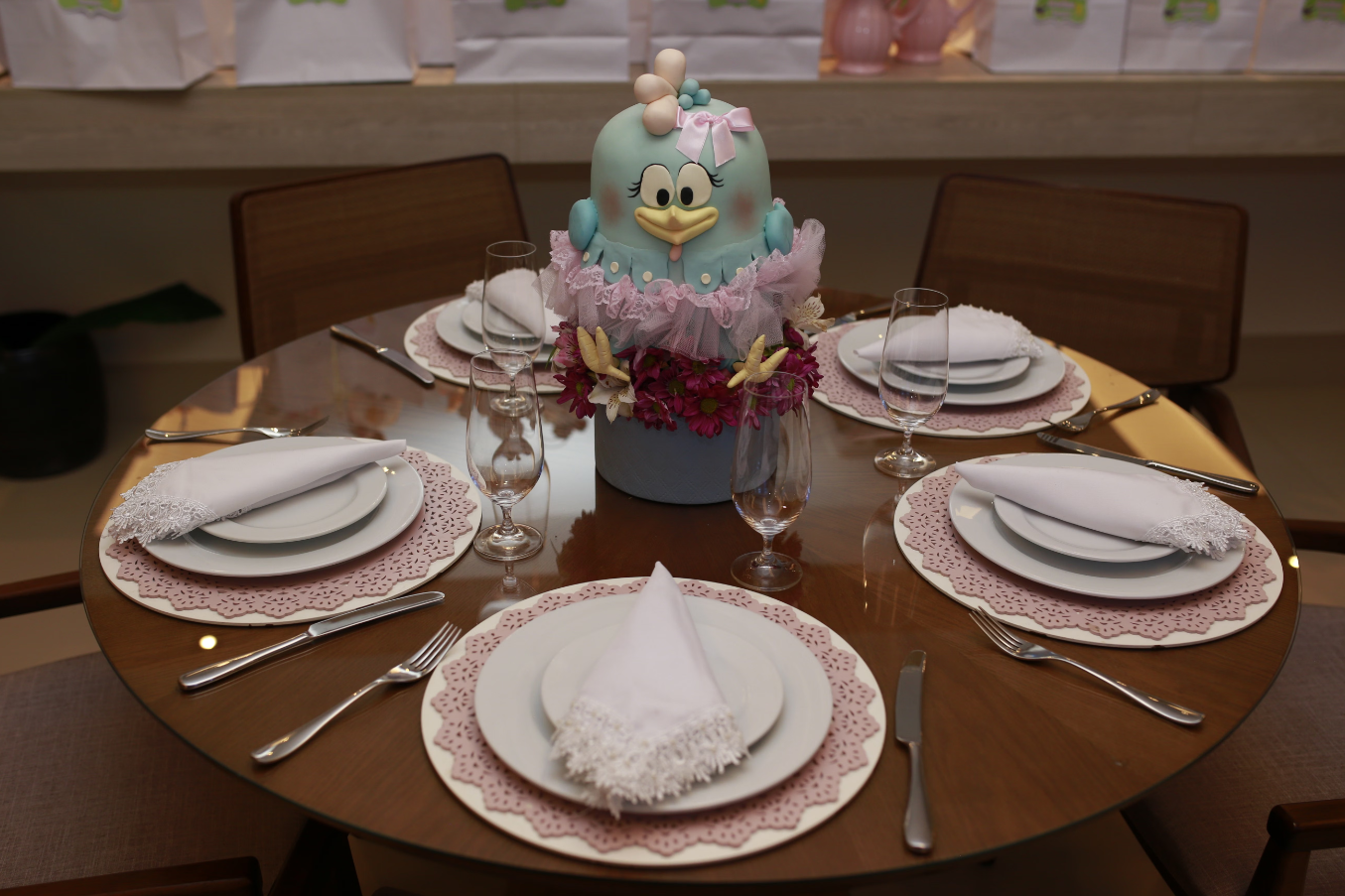 Easter Family Round-Table Spring Arrangement