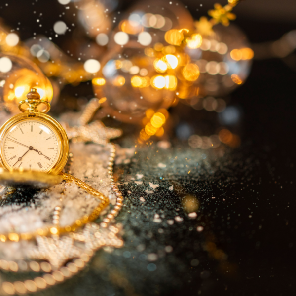 New Year Midnight Gold-Black Countdown Setup