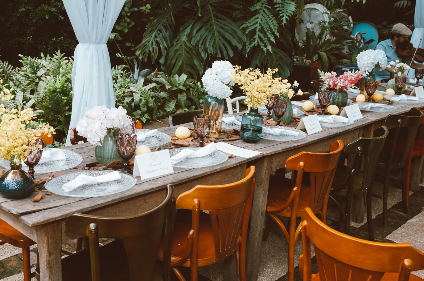 Corporate Summer Garden Party Full Scene Setup
